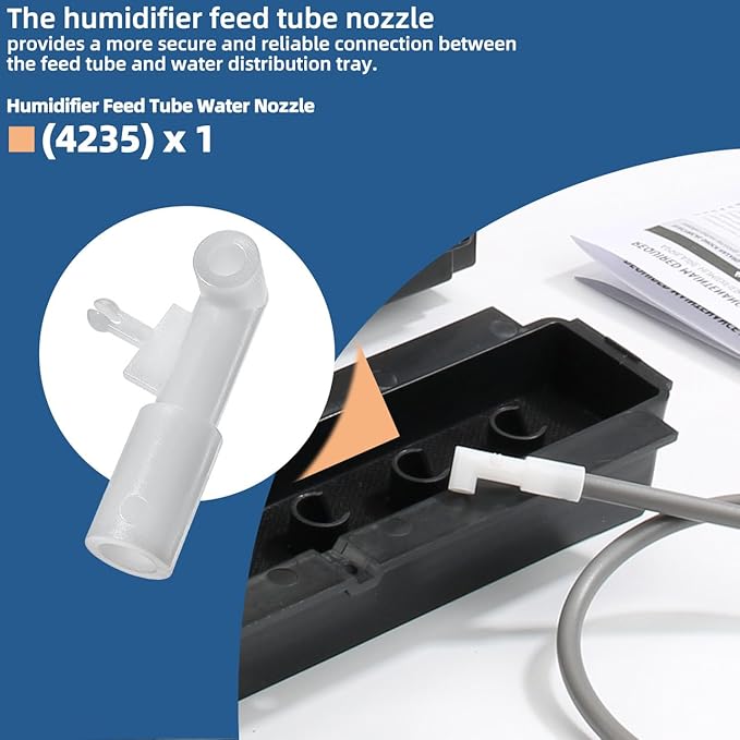 4235 Humidifier Feed Tube Water Nozzle Compatible with Aprilaire Humidifier Models 700, 700A, 700M, 760, 760A, 768 Humidifier Parts & Accessories - Image 4