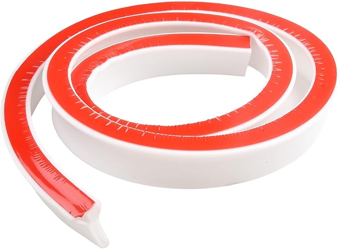 Silicone Water Stopper and Shower Barrier, 50-300cm Flexible Waterproof Strip for Curbless Showers and Bathroom Moisture Control(5cm-White 200cm) - Image 2
