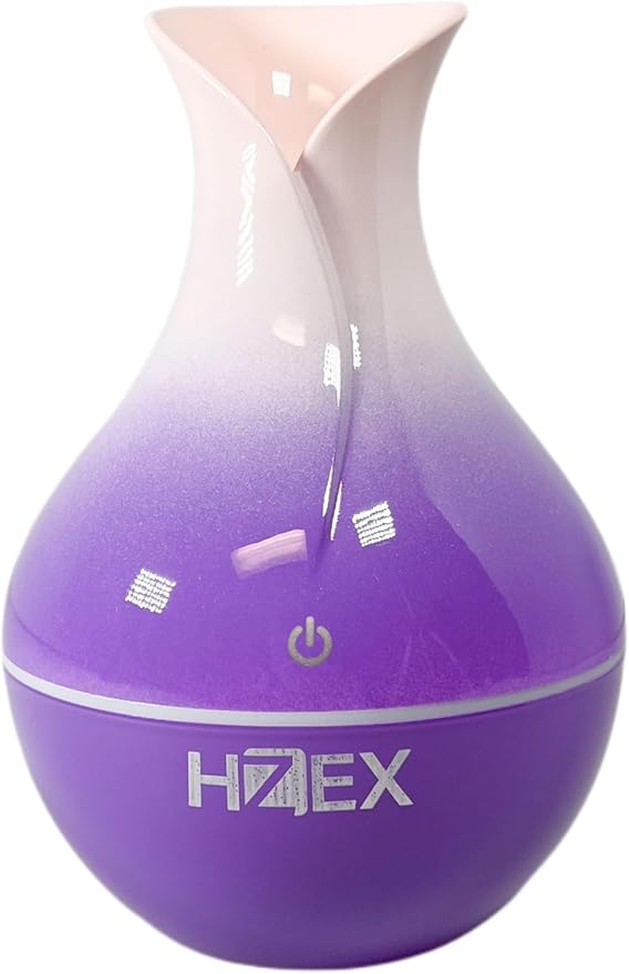 Spiral Essential Oil Diffuser with 7 Color Changing Lights and 5V USB Cable for Home Office, 130ml Mist Humidifier Silent Aroma Diffusers, Variant Colors (Orchid) - Image 2