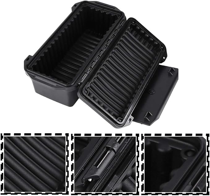 Outdoor Protective Hard Case, Shockproof Sealed Dry Box with Foam Pad Plastic Storage Case for Cameras Gear Outdoor Survival - Image 5