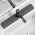 23.6" x 4" Stone Faucet Mat for Kitchen Sink, Quick Drying Diatomite Sink Tray, Faucet Sink Splash Guard for Prevents Moisture Buildup (Dark Gray) by Unknown