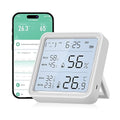 eMylo WiFi Thermometer Hygrometer, Wireless Indoor Humidity Monitor for Room, Smart Temperature Sensor with App Control, Large LCD Display with Light, Notification Alerts, Free Data Storage Export by eMylo