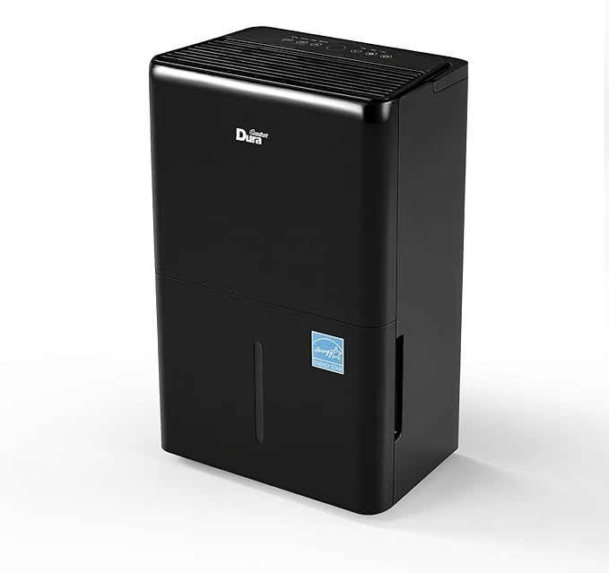 DuraComfort 50 Pint Dehumidifier, Built-in Pump, 4500 Sq Ft Coverage, Energy Star, Black - Image 2