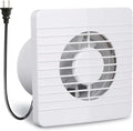 4 Inch Wall-Mounted Exhaust Fan, Small Bathroom Fan, IPX4 55CFM Window Extractor Fan w/with Anti-backflow Check for Toilet, Office, Kitchen by HoseVary