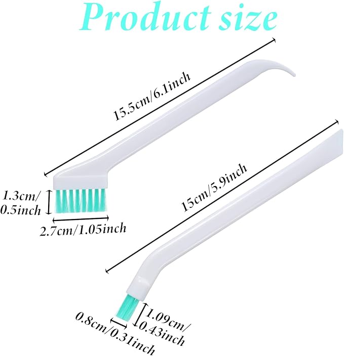 16 Pack Small Household Cleaning Brushes Crevice Cleaning Tool Deep Detail Crevice Cleaner Brush Set Detail Tiny Scrub Cleaner Brush Micro Crevices Scrub Cleaners Tool for Small Holes Corner Space - Image 2
