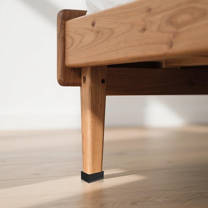 24 Pcs Wood Post End Cap 1.85 x 3.5 inch Waterproof Anti-Friction Black Post Caps (1-1/2" x 3-1/7") PVC Armrests Protector for Floor Chair Legs Table Legs and Other Wood - Image 7