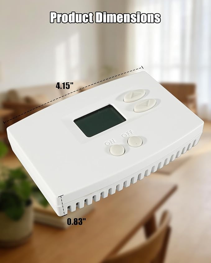 65 Whole House Humidifier Control Humidistat Compatible with 400 500 600 700 800 Humidifier, Manual Digital Humidistat Wall Mounted 24VAC - Image 6