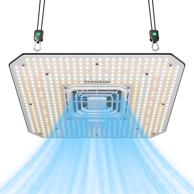 VIVOSUN AeroLight A150SE, LED Grow Light 150W with Integrated Circulation Fan, Compatible with App, Used with Growhub Controller E42A/E25 to Achieve More Functions for 2x4/3x3 Grow Tent by VIVOSUN