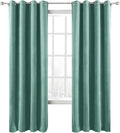 ChadMade Blackout Lined Premium Velvet Curtain Teal 72Wx96L Inch (1 Panel), Eyelet Grommet for Livingroom Bedroom Theater Studio, Leon Collection by ChadMade