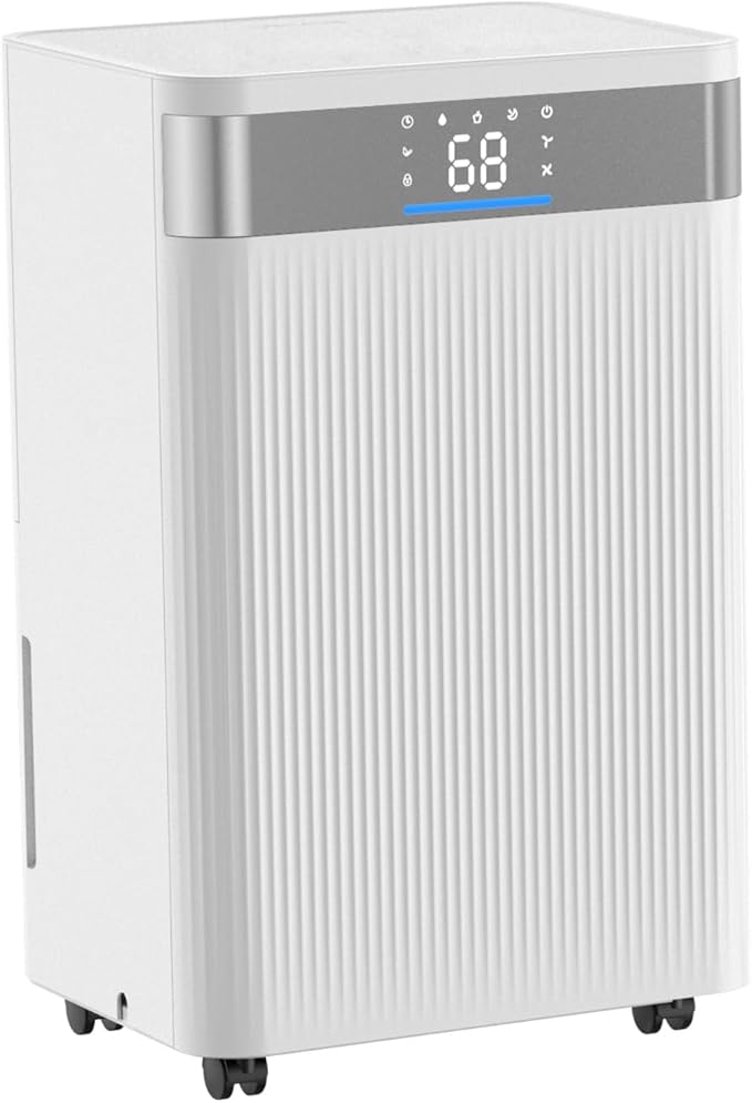 VEVOR 35 Pints Dehumidifier for Home & Basement, 2500 Sq.Ft Coverage, Drain Hose for Commercial & Industrial Use, Smart Humidity Control, Low Noise for Large Rooms, Warehouses, Bedrooms & Storage - Image 9