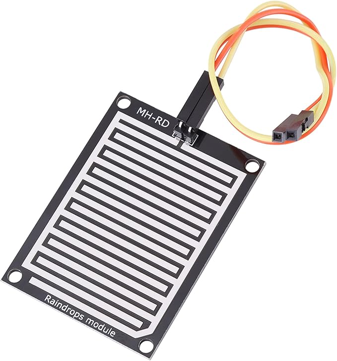 Rain Sensor Relay, 12V Raindrops Controller Module for Weather Monitoring Plant Leaf Humidity Sensor Relay Switch, Sensor Blocks - Image 5