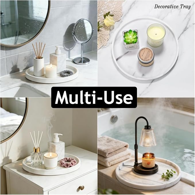 Waterproof Mat for Under Mini Humidifier, Round Humidifier Tray With Raised Edge for Spill of Mini Humidifier, Protects Carpet & Floors for Under Humidifier (Silicone, 10 INCH) - Image 4