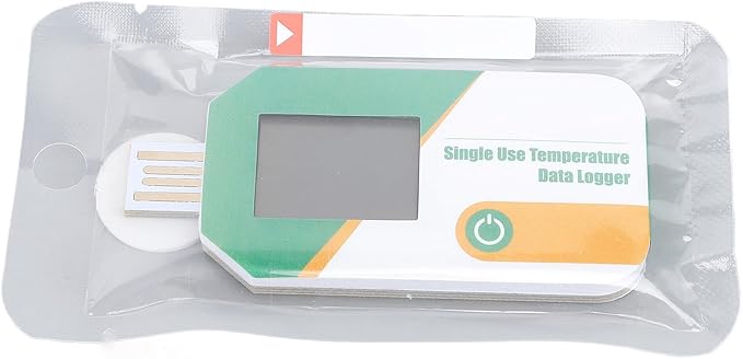 TOPINCN USB Temperature Data Logger Recorder, 32,000 Points High Accuracy Single Use IP67 Digital Temperature Humidity Data Logger for Cold Chain Transportation by TOPINCN