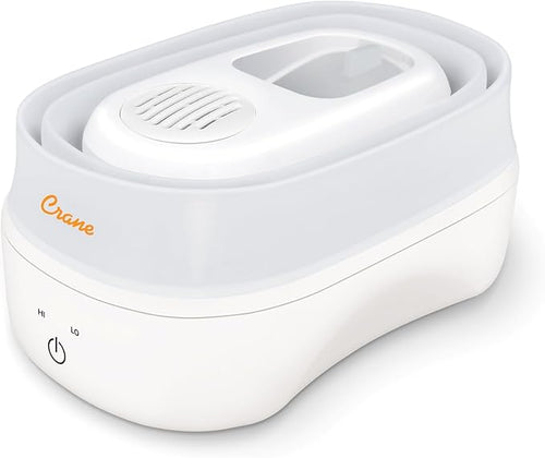 1 Gal. Warm Mist Collapsible Humidifier, White, Top Fill, for Medium Rooms Up to 500 sq. ft. - Image 2