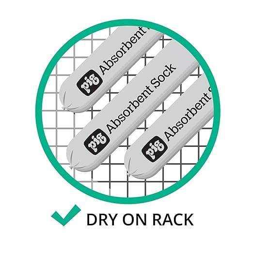 PIG Mildew-Resistant Absorbent Sock | Water Absorbing Snake | 3" W x 10' L | Absorbs up to 2.5 gal per Sock | 2 Count | PM50638 - Image 3