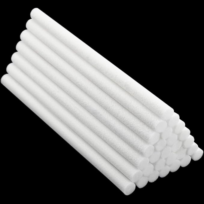 40 Pieces Humidifier Filter Cotton Refill Travel Mini Humidifier Filters Sticks Car Filters Replacement Parts for Portable Personal USB Powered Smart H20 in Office Bedroom(5.3 Inch) by Boao