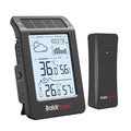 BaldrTherm Wireless Weather Station, Dual-Zone Indoor & Outdoor/Childroom Temp Humidity Monitor, Auto Smart Backlight,Temp/Humidity/Barometric Trend Visualization, Black&White by BaldrTherm