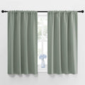 NICETOWN Window Curtains Blackout Drapes - Thermal Insulated Solid Rod Pocket Blackout Curtains/Draperies for Living Room (Sage Green, 1 Pair, 42 by 48-Inch) by NICETOWN