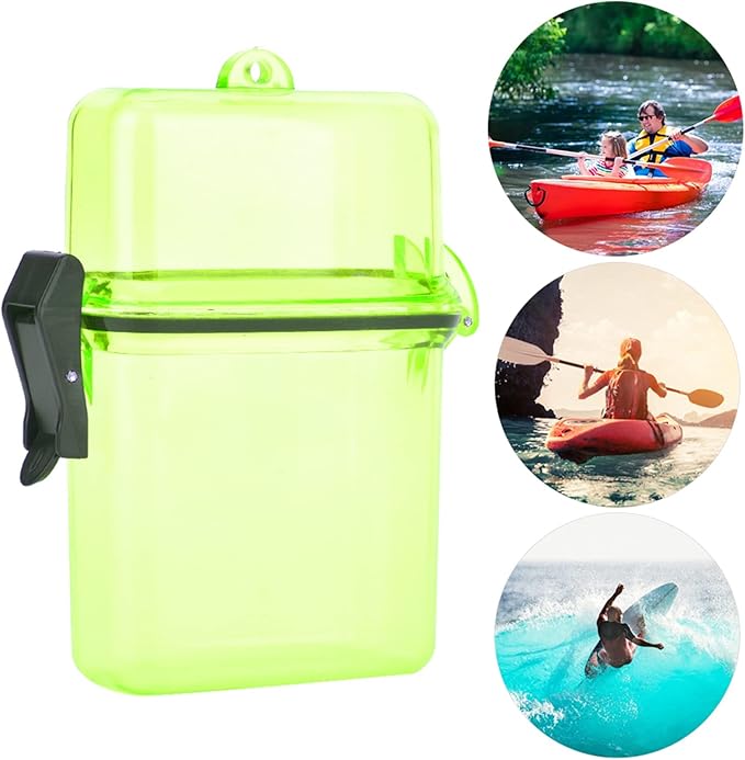 Tbest Boat Dry Bags,Waterproof Phone Pouch,Plastic Transparent Underwater Kayak Sealing Box with Rope Hook for Surfing Canoe Kayak - Image 6