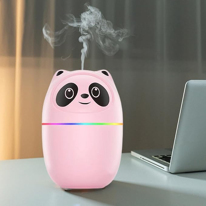 Humidifiers for Bedroom Baby,250ml Easy To Fill and Clean,Quiet Ultrasonic Mini Humidifier with 2 Mist Modes and Color Nightlight,Auto Shut-Off Desk Humidifier for Plants Nursery Home Indoor - Image 5