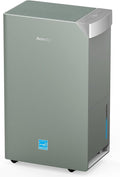 4500 Sq.Ft Energy Star 2025 Dehumidifier,AEOCKY Max 74 Pint/D Smart Compressor Dehumidifier with Drain Hose, Intelligent Humidistat,for Basement,Bedroom,Home,Bathroom (Green) by AeockyDirect
