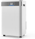 VEVOR 52 Pints Dehumidifier for Home & Basement, 4000 Sq.Ft Large Coverage, Drain Hose for Commercial & Industrial Use, Smart Humidity Control, Low Noise for Warehouses, Bathroom, Bedrooms & Storage by VEVOR