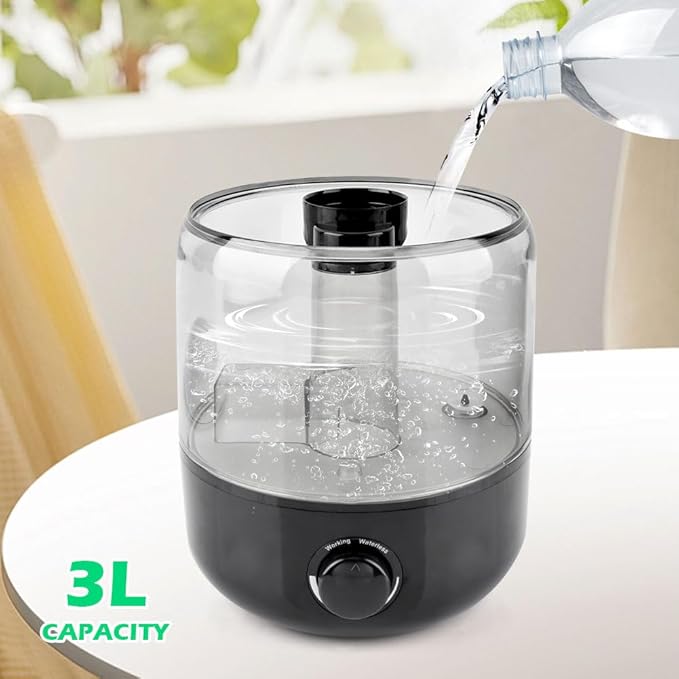 Reptile Humidifier Fogger, 3L Visible Tank Reptile Miste-r for Reptile & Amphibians Terrariums, with Hose Nozzle for Bearded Dragon/Lizard/Gecko/Snake/Tortoise/Moss - Image 7