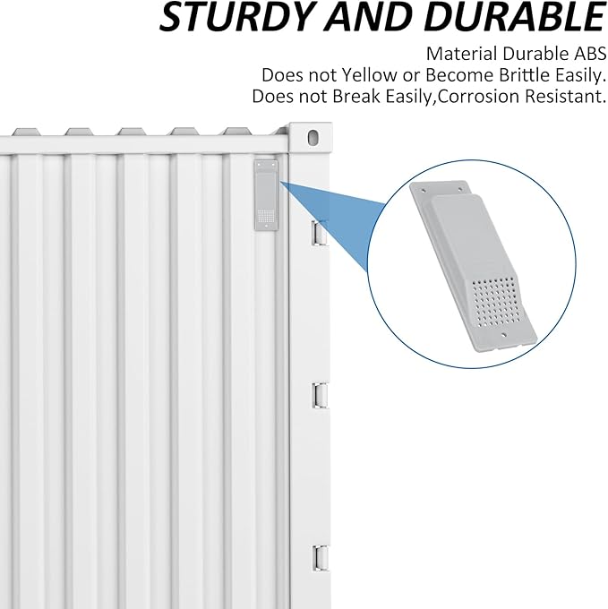 8 Pack Shipping Container Vent, Cross Flow Ventilation,Reduce Heat and Humidity for Cargo Shipping Containers - Image 6