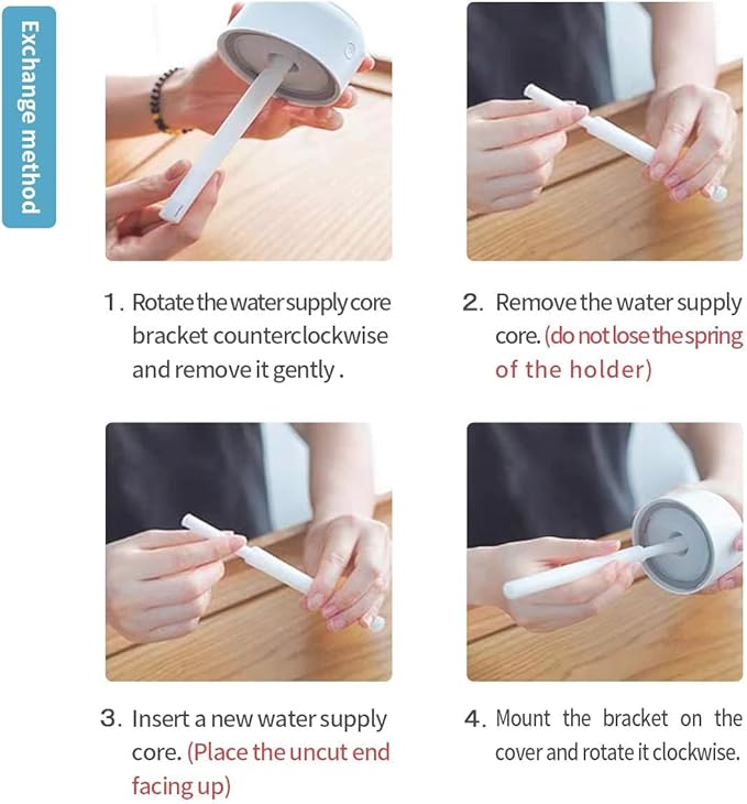 10 Pieces Humidifier Sticks Cotton Filter Refill Sticks Filter Replacement Wicks USB Humidifier Replacement Parts for Humidifier Car Humidifier Replacement Parts Can be cut(5.9 Inch) - Image 6