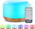 300ML Essential Oil Diffuser, Remote Control Ultrasonic Aromatherapy Oil Diffusers Cool Mist Humidifier, Waterless Auto-Off and 7 LED Light Colors for Bedroom, Yoga, SPA, Baby by Marchred