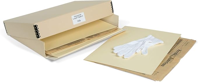 Gaylord Archival Tan Newspaper Preservation Kit - 13W x 18L x 3" H by GaylordArchival