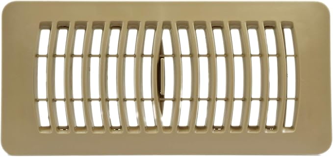 Imperial Manufacturing RG1326 4-Inch by 10-Inch Plastic Register, Taupe - Image 4