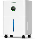 ZAFRO Dehumidifiers for Home and Basement with Drain Hose, Ultra Quiet 41dB, Energy Saving Max 21 Pints Dehumidifier with Auto or Manual Drainage, Auto Defrost, Three Modes, Dry Clothes, 24Hrs Timer by ZAFRO