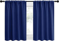 NICETOWN RV Blackout Curtains for Camper Windows, Navy Blue, 29" Wide by 40" Long, 2 PCs, Short Blackout Curtains & Drapes, Thermal Insulated Blackout Curtain Panels for Kids Room, Play Room by NICETOWN