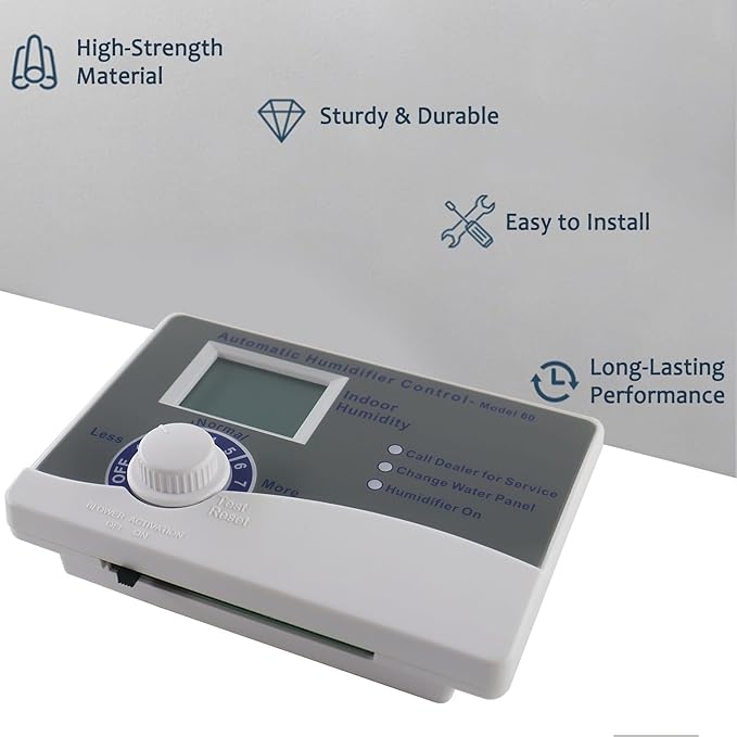 Model 60 Automatic Digital Whole House Humidifier Control Humidistat with Outdoor Temperature Sensor, Compatible with 400, 500, 600, 700 Series, 24VAC - Image 5