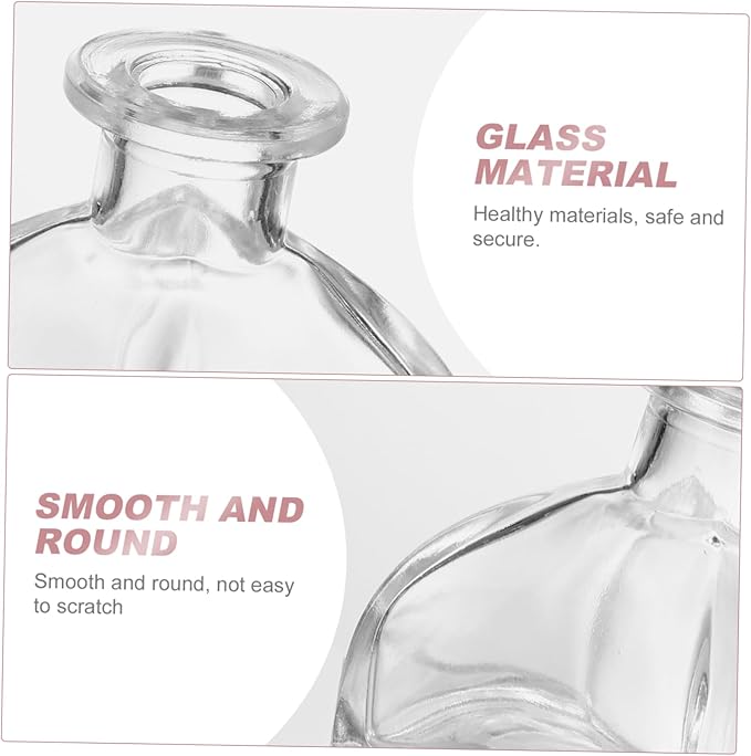 Veemoon Essential Oil Diffuser Bottles Set of 3 Fragrance Release Glass Jars for Home Office Party Wedding Spa Bathroom - Image 8