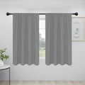 Easy-Going Rod Pocket Blackout Curtains for Bedroom, Room Darkening Window Curtains for Living Room, Thermal Insulated Noise Reduction Solid Window Drapes, 2 Panels(42x54 in, Light Gray) by Easy-Going