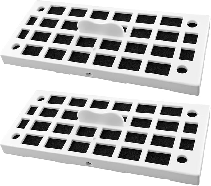 Nispira Replacement Air Deodorizer Filter Compatible GE Cafe Series Refrigerator ODORFILTER - 2 Filters by Nispira