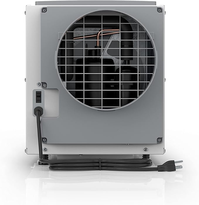 AprilAire E100 Pro 100-Pint Whole-House Dehumidifier + Model 76 Wall Mount Control, Commercial-Grade Dehumidifier for Basement, Crawlspace, or Whole House up to 5,500 sq. ft. - Image 3