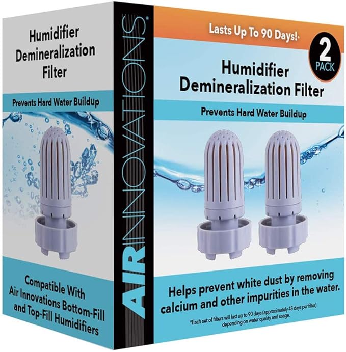 Air Innovations HUMIDIF Humidifier Demineralization Filters-Plastic-Set of 2, Silver - Image 8