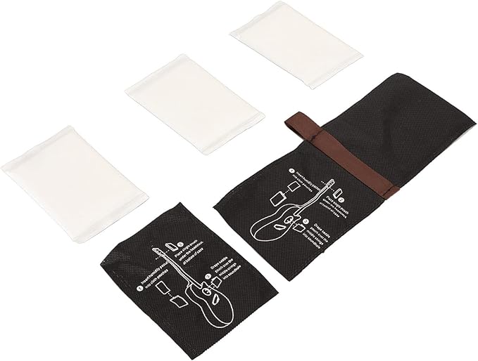 Guitar Humidifier Packs, Humidity Control Bag, Dual Way Humidification System, 3PCS - Automatic Humidity Regulation, Maintains 45-50%, Ideal for Acoustic Guitar Bass Violin (3 Humidifier Packs - Image 2