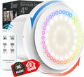 Bathroom Exhaust Fan with Light, 10 RGB Lights Upgraded 2 Way 6 Speed Bathroom Fan with Light & Remote Low Noise DC Motor 3000 RPM Energy Saving Household Ventilation Fans P108A2 by RUBBUL