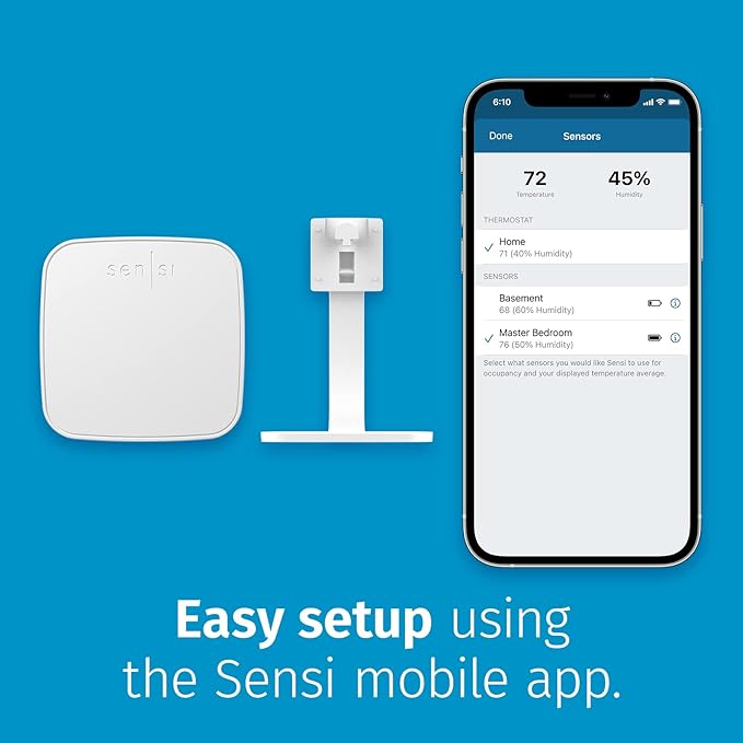 Sensi Room Sensor-Compatible with Sensi Touch 2 Smart Thermostat - Image 6