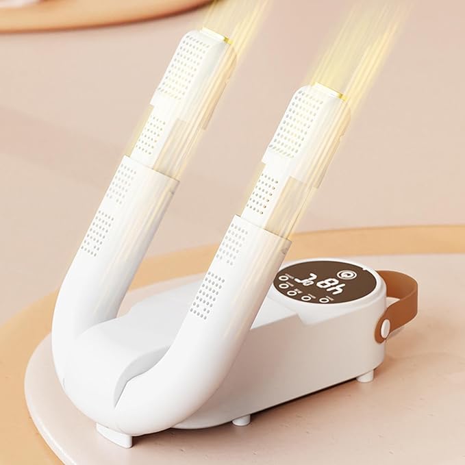 Shoe Dryer - Boot Dryer | Telescopic Shoe Dryer | Portable Boot Dryer | 360° Heat Dissipation Shoes Warmer, Multi Functional Shoe Dryer, Telescopic Stand And LED Display For Boots, Cotton Shoes, Lea - Image 4