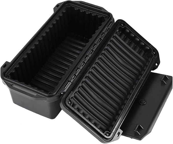 Gonetre Waterproof Shockproof Storage Case, Outdoor Sealed Box for Small and Miniature Electronic Devices, Professional Use for Equipment, ABS Material, Black, 1 Pack (Type C waterproof - Image 8
