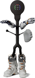 Hedgehog Buddy Heavy Duty Ski Boot Dryer Rapid 3-Pair Glove, Boxing Shoe Dryer and Deodorizer Wall-Mounted, Adjustable Heat, Portable, Extra Long Spikes, Black by HedgehogDryer