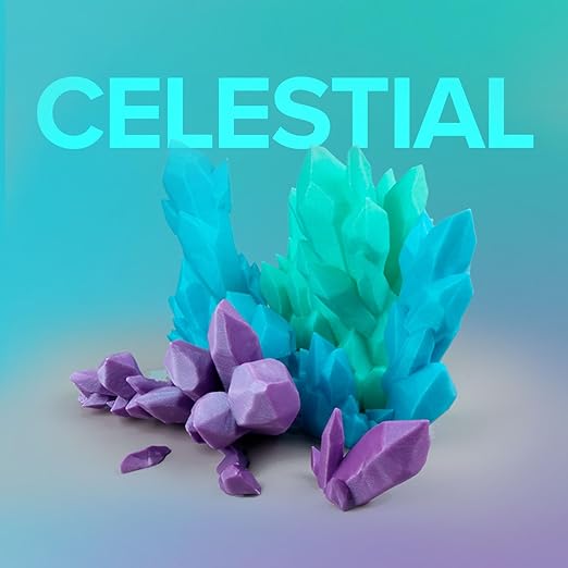 Polymaker Panchroma Celestial PLA Filament, Celestial Purple 1.75mm 3D Printing Filament, Shiny Glittering 3D Printer PLA Filament, Fit Most FDM 3D Printers, 1kg Spool (2.2lbs) - Image 2
