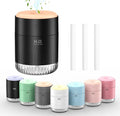 Colorful Mini Humidifier, USB Rechargeable Humidifier, small humidifier, 4 Modes Super Quiet, Humidifiers For Bedroom,Suitable For Travel Office Family Baby Bedroom-Black by SZOLLC