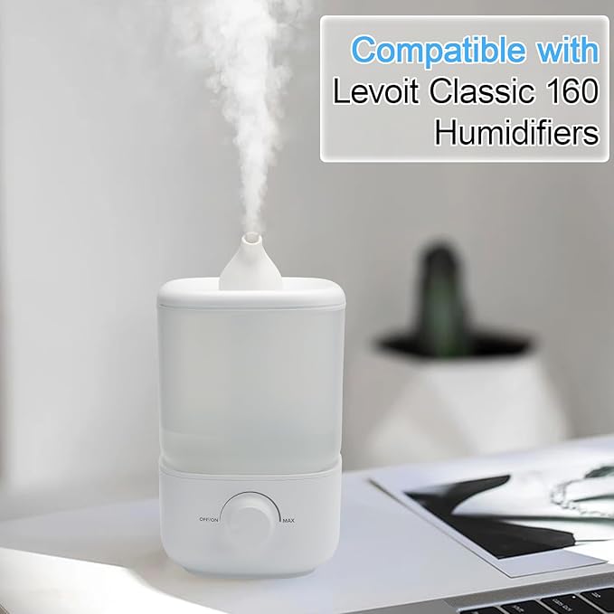 Humidifiers Spray Nozzle for Levoit Classic 160, 40 Degree Tilted Spray, Enhances Water Mist Effect, Prevents Water Droplets from Falling On The Tabletop - Image 6