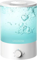 MEGAWISE 3.5L Cool Mist Humidifier with Top Refill, Large Capacity of 3.5L, Easy Safe and Convenient for Home + 7 Night light Colors by MEGAWISE